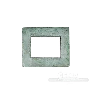 Quadratischer, verwitterter Metallrahmen für Düsenstein Irleh Plus 20 kW