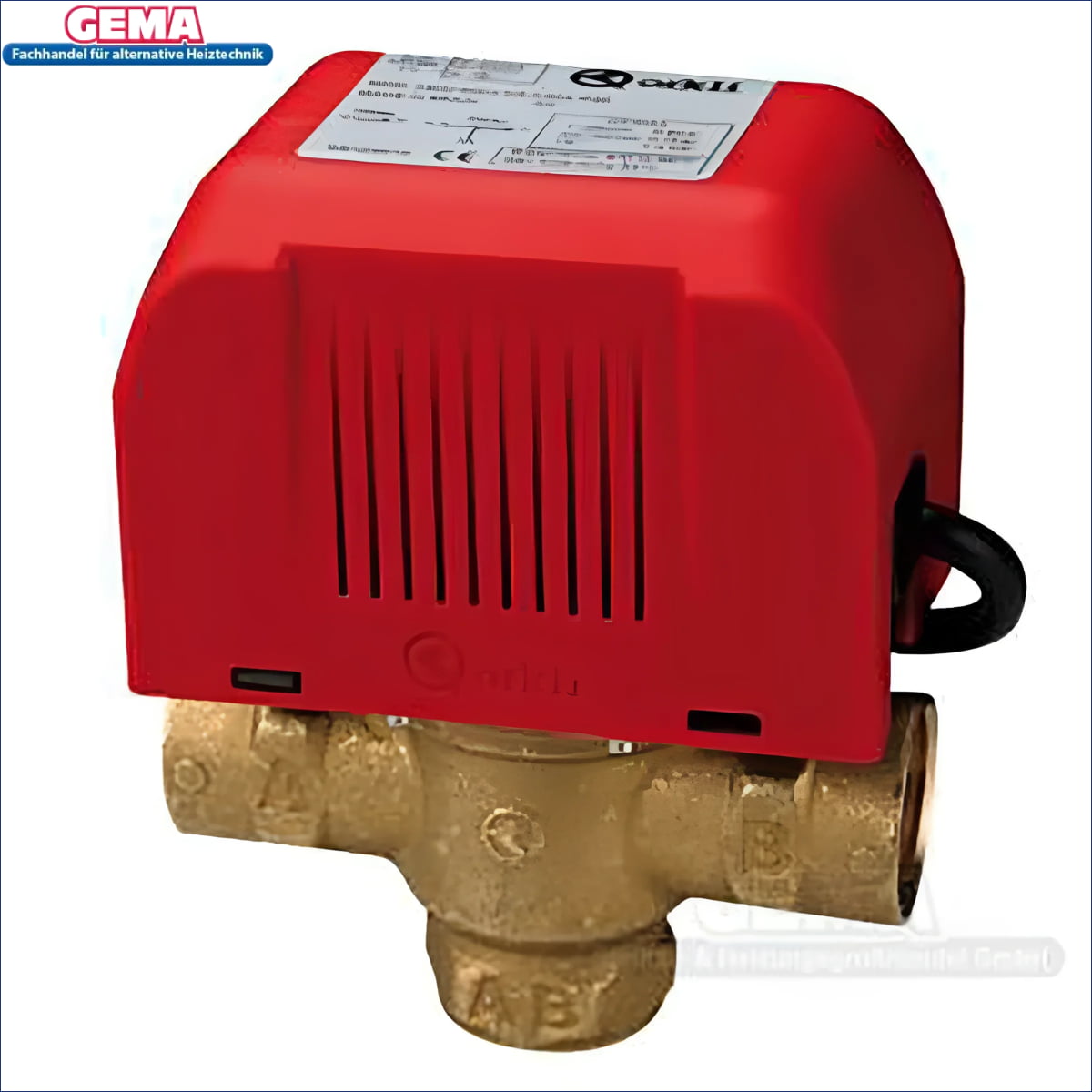 Rot brassenes 3-Wegeventil mit Endlagen-Mikro-Schalter für Boiler und Ventilgehäuse Messing