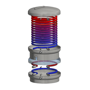 Wärmepumpen-Kombispeicher WK 🚀 – 2-in-1 Speicher für Heizung 🌡️ und Brauchwasser 💧, innovatives Design und Funktionalität.