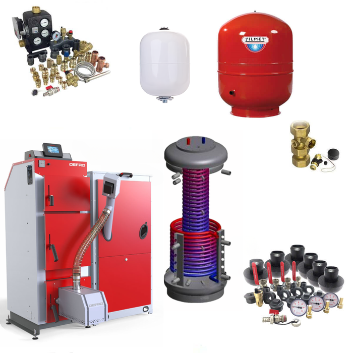 Vielseitiges Heizsystem Defro mit Hygienespeicher, effizienten Komponenten und moderner Technik für maximale Heizkomfort 💧🔥.