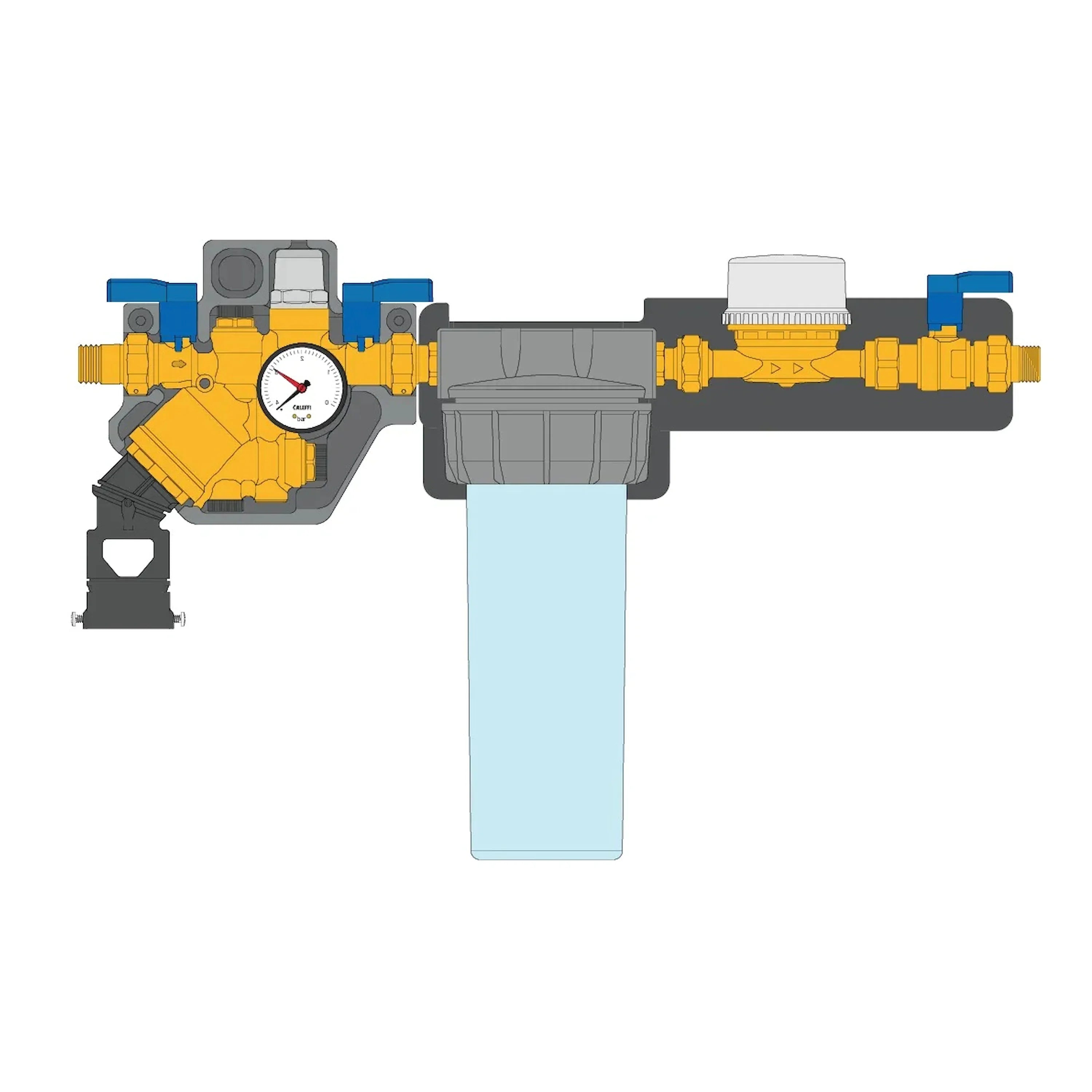 Estabilidad de llenado automático y unidad de desmineralización