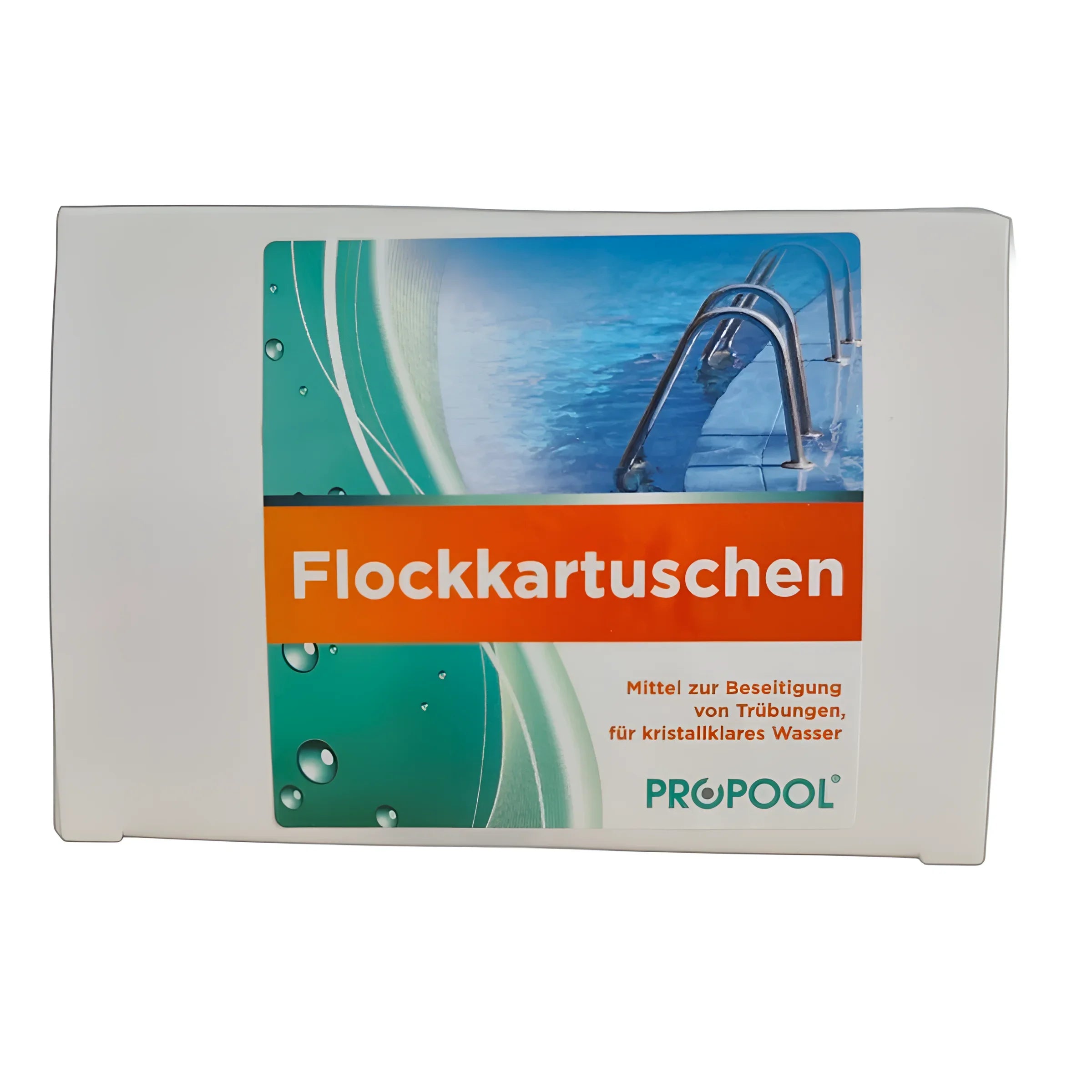 Flockungskartuschen 🏊♂️ zur Verbesserung der Wasserqualität 💧 für kristallklares Poolwasser 🌊 von PROPOOL.