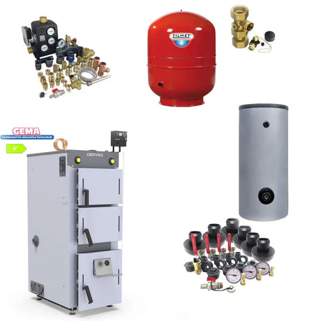 Heizkessel plus Hygienespeicher mit 2 WT.