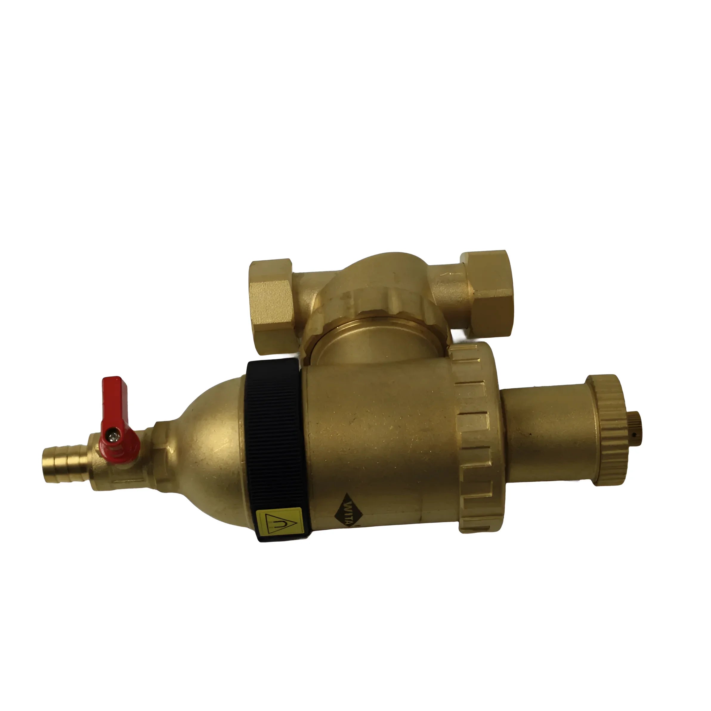 Brass Magnetitabscheider mit rotem Griff für Wita Trap Magnet-Filter in Heizungsanlagen