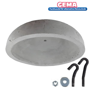 Concrete Dome mit Hardware für Keramische Deflektor im Elektromet Heizkessel Eco Save System