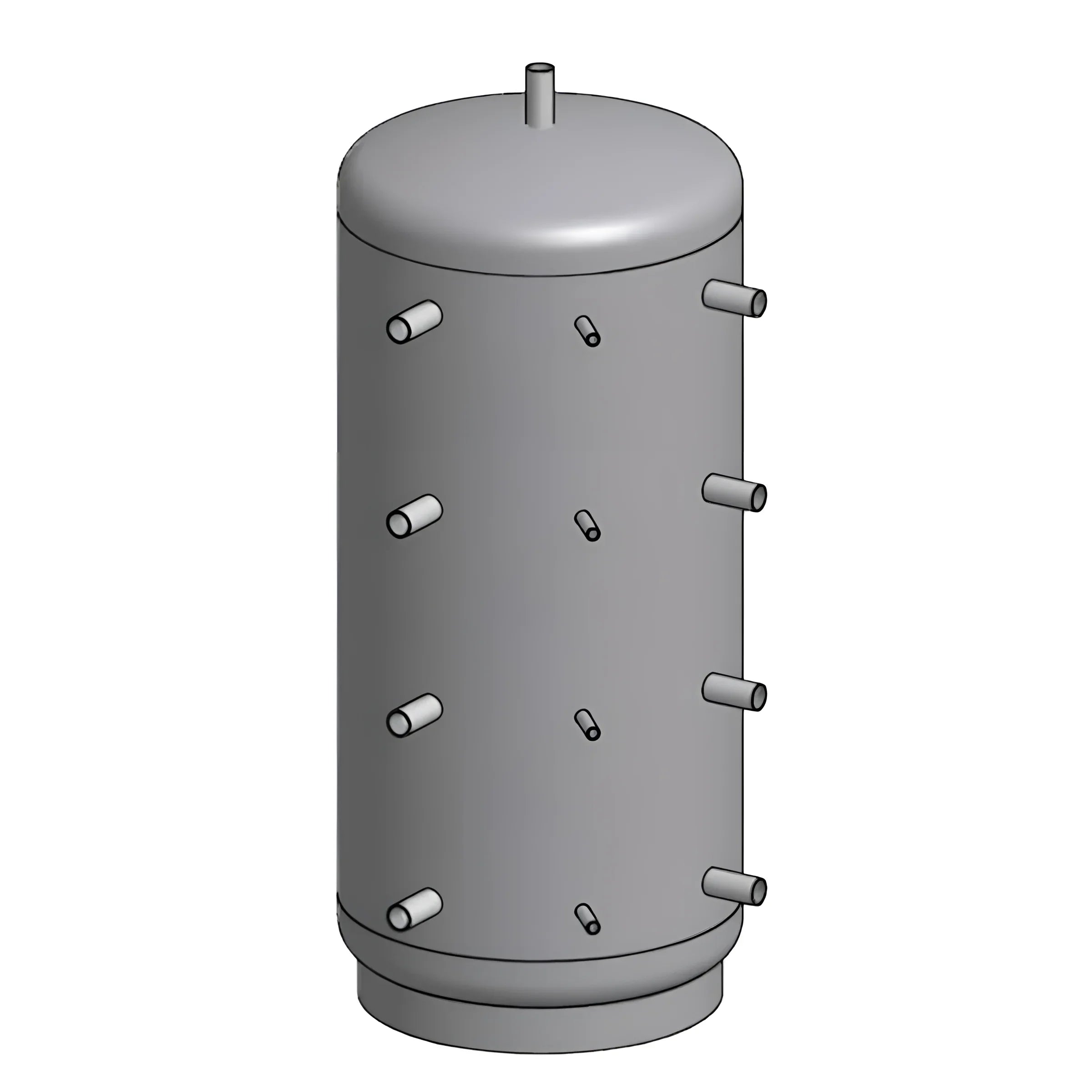 Graynes zylindrischer Tank mit mehreren Anschlüssen für Thermoflux Pelling 35/150 Boiler