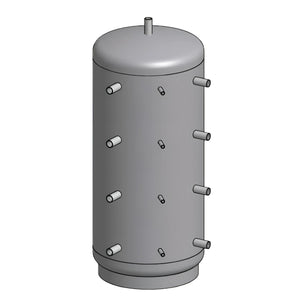 Graynes zylindrischer Tank mit mehreren Anschlüssen für Thermoflux Pelling 35/150 Boiler