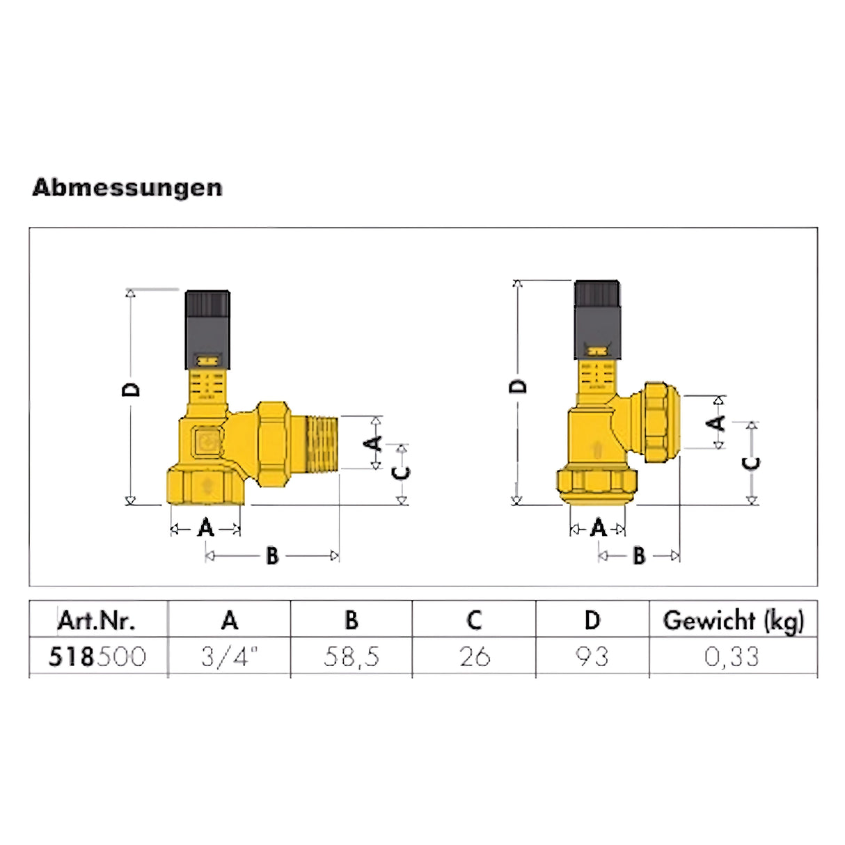 Differenzdruck-Überströmventil