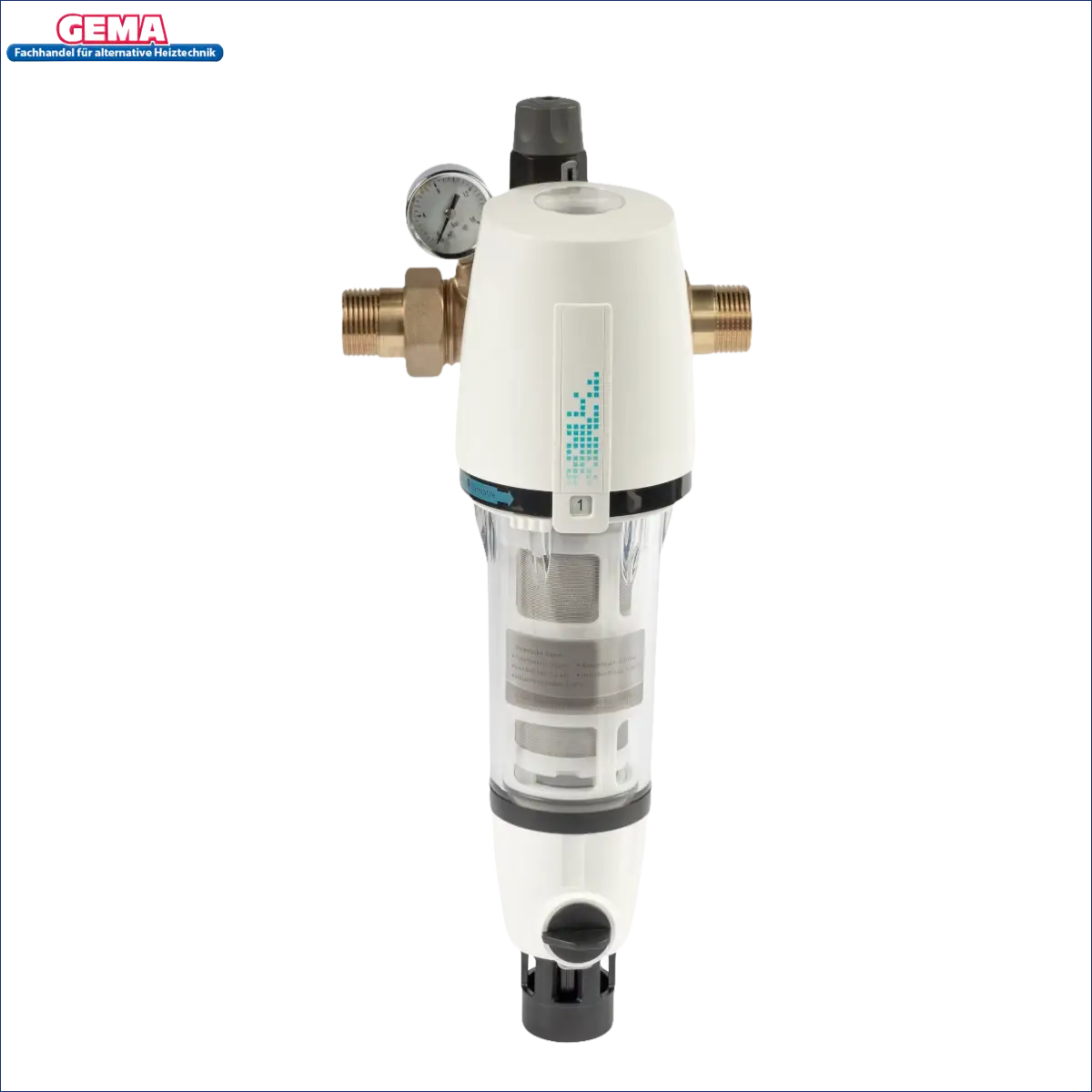 Haushalts-Wasserfilter Aqmos Hauswasserfilter Rückspülfilter Wasserfilter Typ 1’