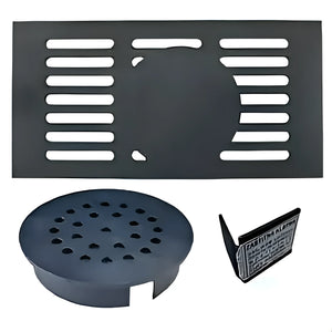 Schwarze Metallbelüftungsklappe für Thermoflux Pelling 35/150 mit Liter Pufferspeicher Bochures