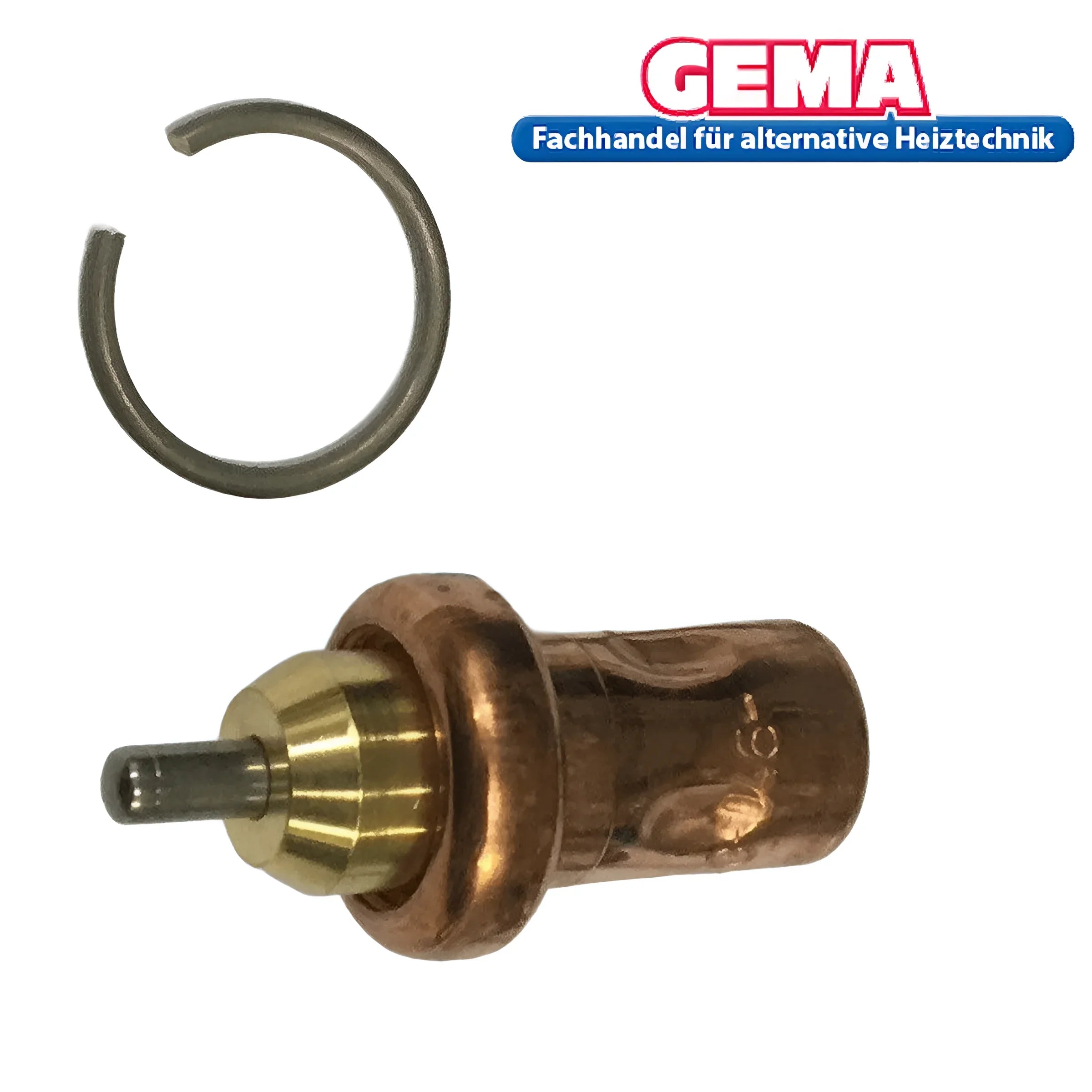 Brass und Kupfer Thermostat mit Rückhaltering für Armatur Ersatzpatrone in Boiler-Zubehör