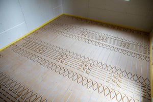 Öko Floor Flächenheizsystem mit superflacher Heiztechnik für Altbausanierung 🏠. Effiziente Fußbodenheizung für 15,0m².