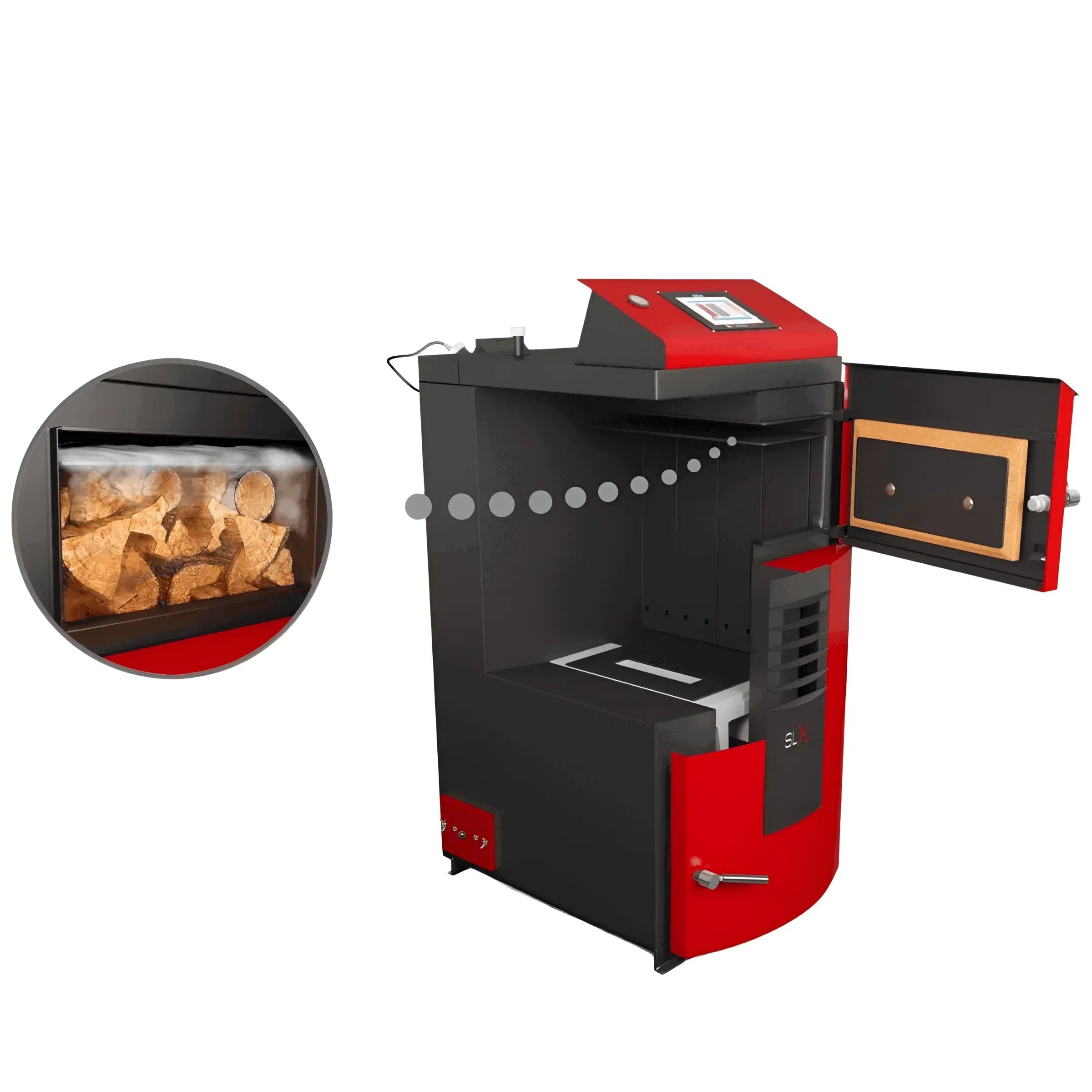 Holzvergaserkessel Attack SLX Lambda Touch 🔥 mit einfacher Bedienung und hoher Energieeffizienz ♻️