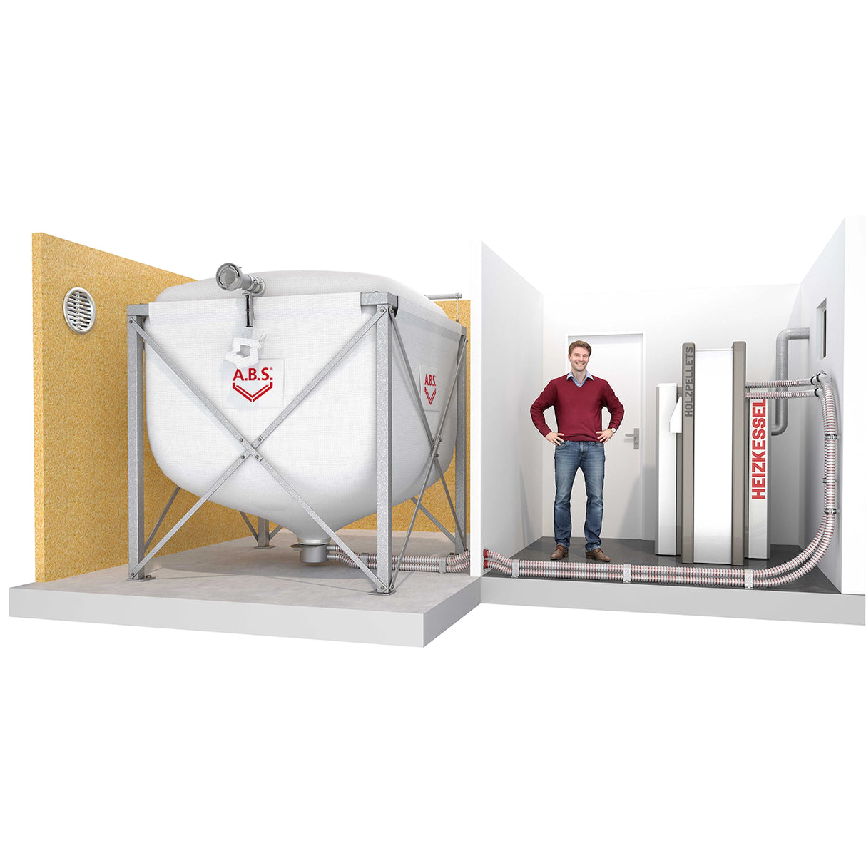 A.B.S. Silo à granulés Flexilo Standard