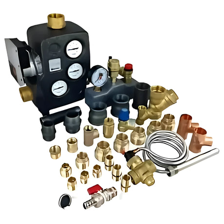 Komplettpaket Attack SLXCP 20 kW Pelletskessel mit Hygienespeicher.