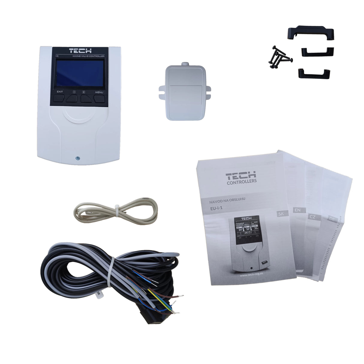 Witterungsgeführter TECH EU-i-1 Mischventilregler für Heizkreis- und Rücklaufschutz