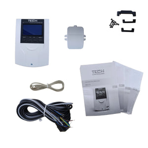 Witterungsgeführter TECH EU-i-1 Mischventilregler für Heizkreis- und Rücklaufschutz