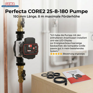Heizungspumpe Umwälzpumpe  25-8-180