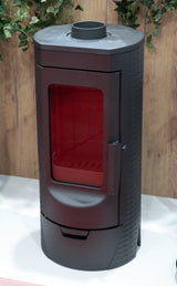 Plamen Tara designerkamin i gjutjärn – oberoende av rumsluft