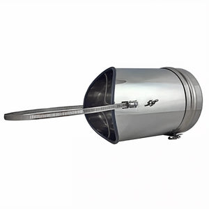 Edelstahl universal Zugbegrenzer mit verstellbarem Auspuffrohradapter und Dichtlippe