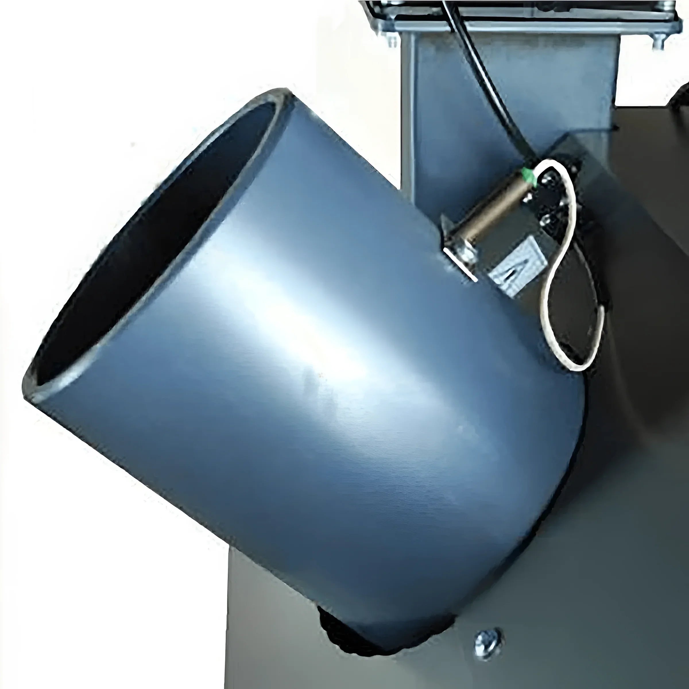 Grauer zylindrischer Schlauch für Original Abgassensor DEFRO Heizkessel
