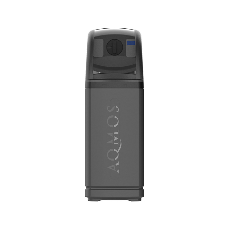 Σύστημα αποσκλήρυνσης νερού AQMOS R2D2-48 Black Edition Σετ με φίλτρο αντίστροφης πλύσης, σετ σύνδεσης και μπλοκ τοποθέτησης