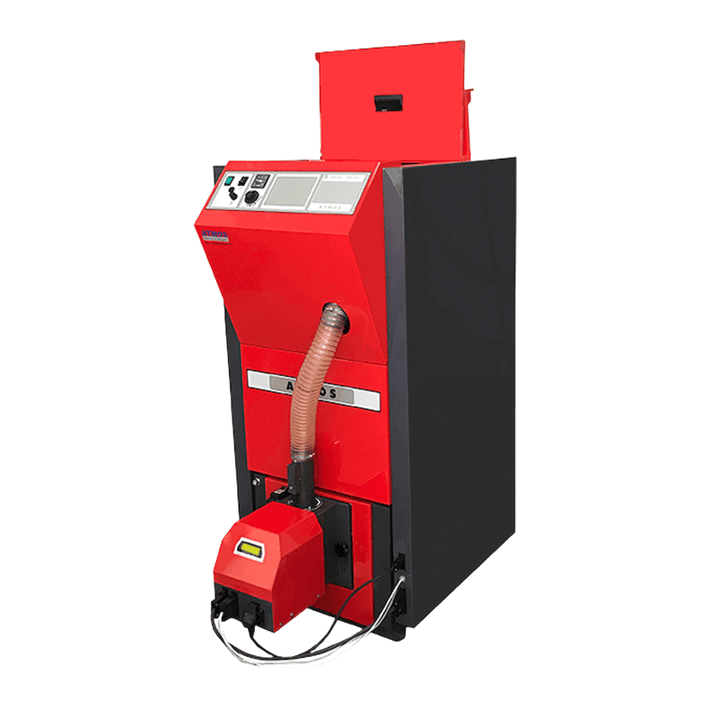 Atmos PX10 Pelletkessel 10 kW mit integriertem Pelletbehälter - GEMA Shop