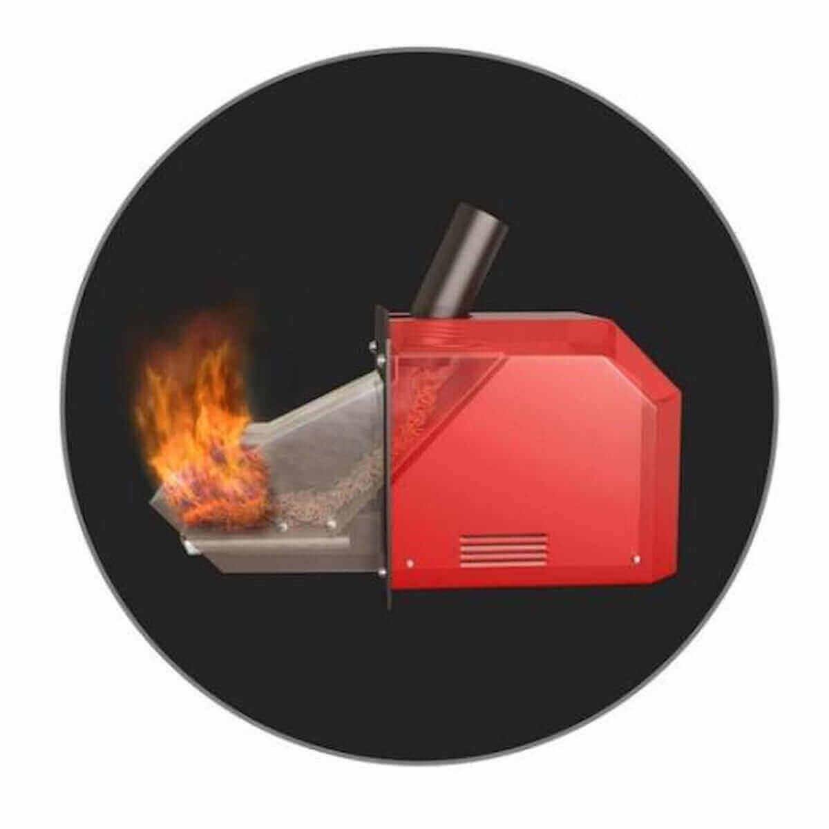 Attack SLX Kombikessel 35 kW - Holz und Pellet - Effizient & Vielseitig - GEMA Shop