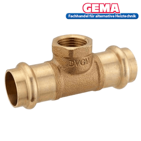 T-Stück mit Gewinde zum pressen.