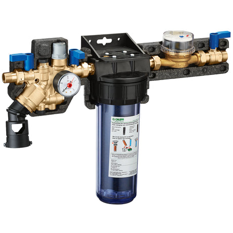 Automatische Füllarmatur und Demineralisierungseinheit.