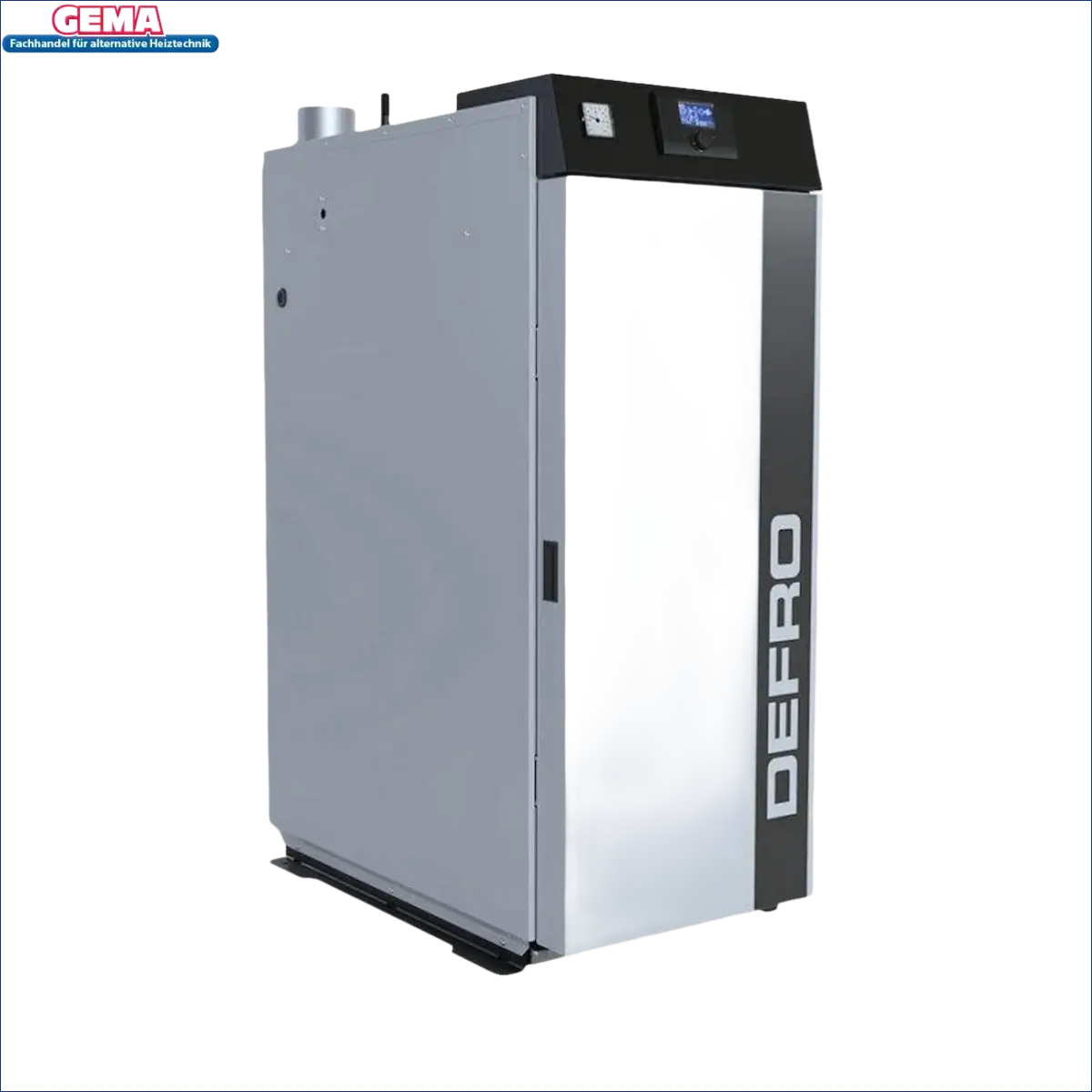 Graues und weißes Heizgerät für den Defro Optima HG Holzvergaser 25 kW