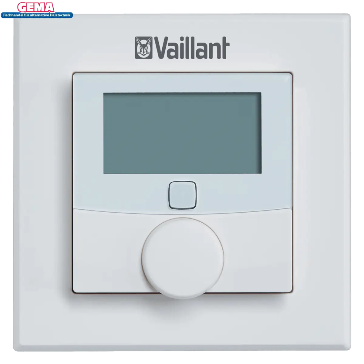 Weißer digitaler Thermostat für Einzelraumregelung ambiSENSE mit aufeinander abgestimmten Komponenten für sicheren Betrieb