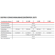 Elektroheizstab mit Regler und Thermostat 3 kW - GEMA Shop