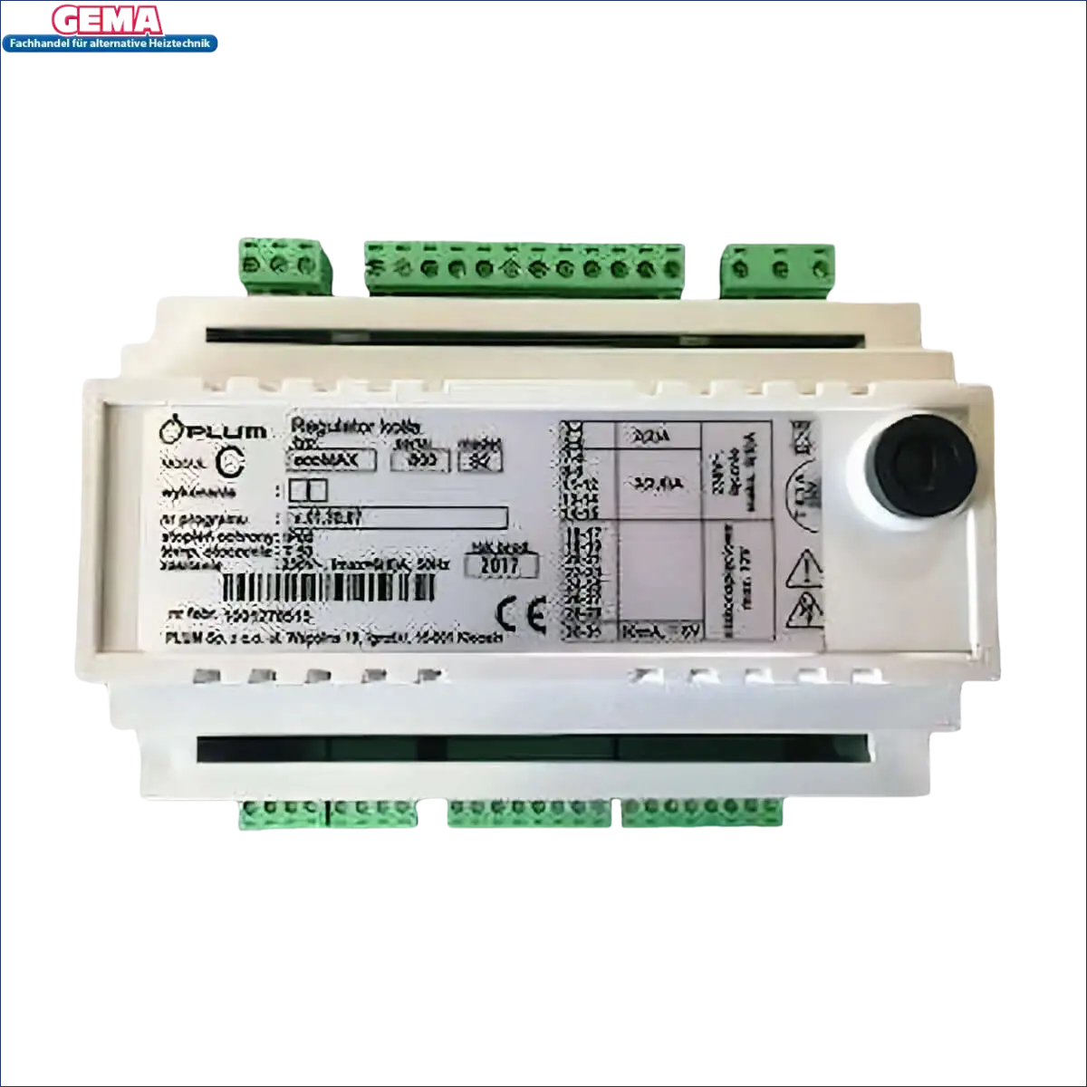 Plum ecoMAX Solarregler im Erweiterungsmodul C für Gema Control Gerät