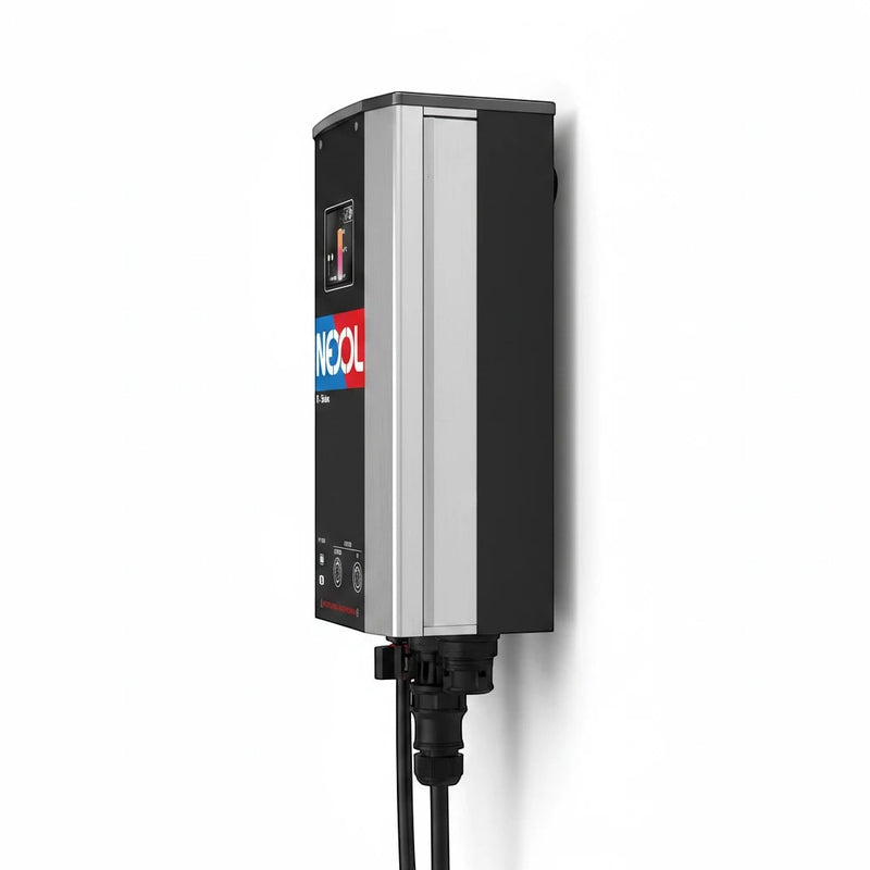 GEMA Shop Nexol NEX R1 Energy Controller zur PV-Warmwasserbereitung mit Touchdisplay in silber-schwarzem Gehäuse