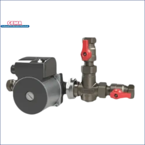 Plumbing circulator pump with valves für Laddomat 11-30 Rücklaufanhebung 63°C