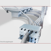 Manuelle Umschalteinheit 3/5 - fach für Pellets Saugbahnhof aus Metall - GEMA Shop