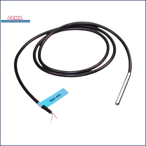 NTC10 Fühler für Gema Control mit Kabel, präziser Temperatursensor