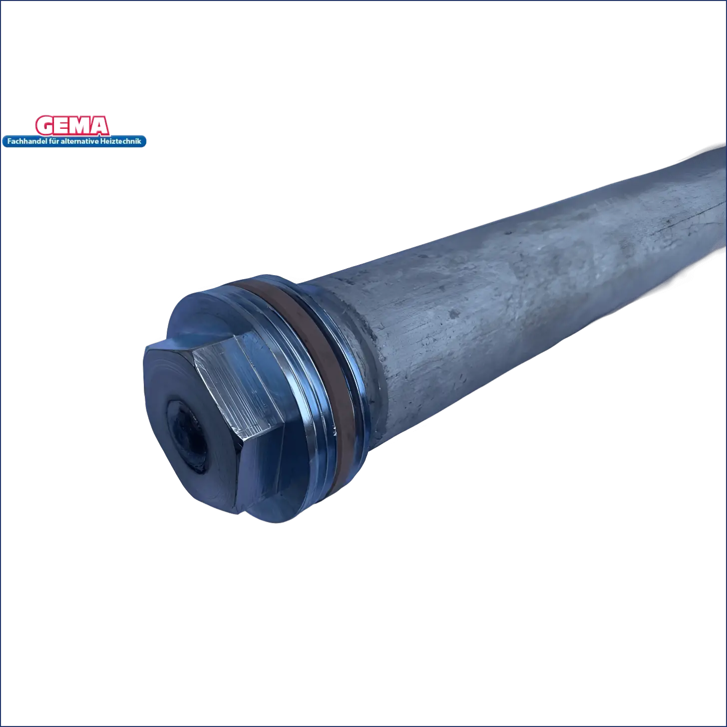 Metallisches zylindrisches Opferanoden-Design mit sechskantigem Ende für Sunex Speicher
