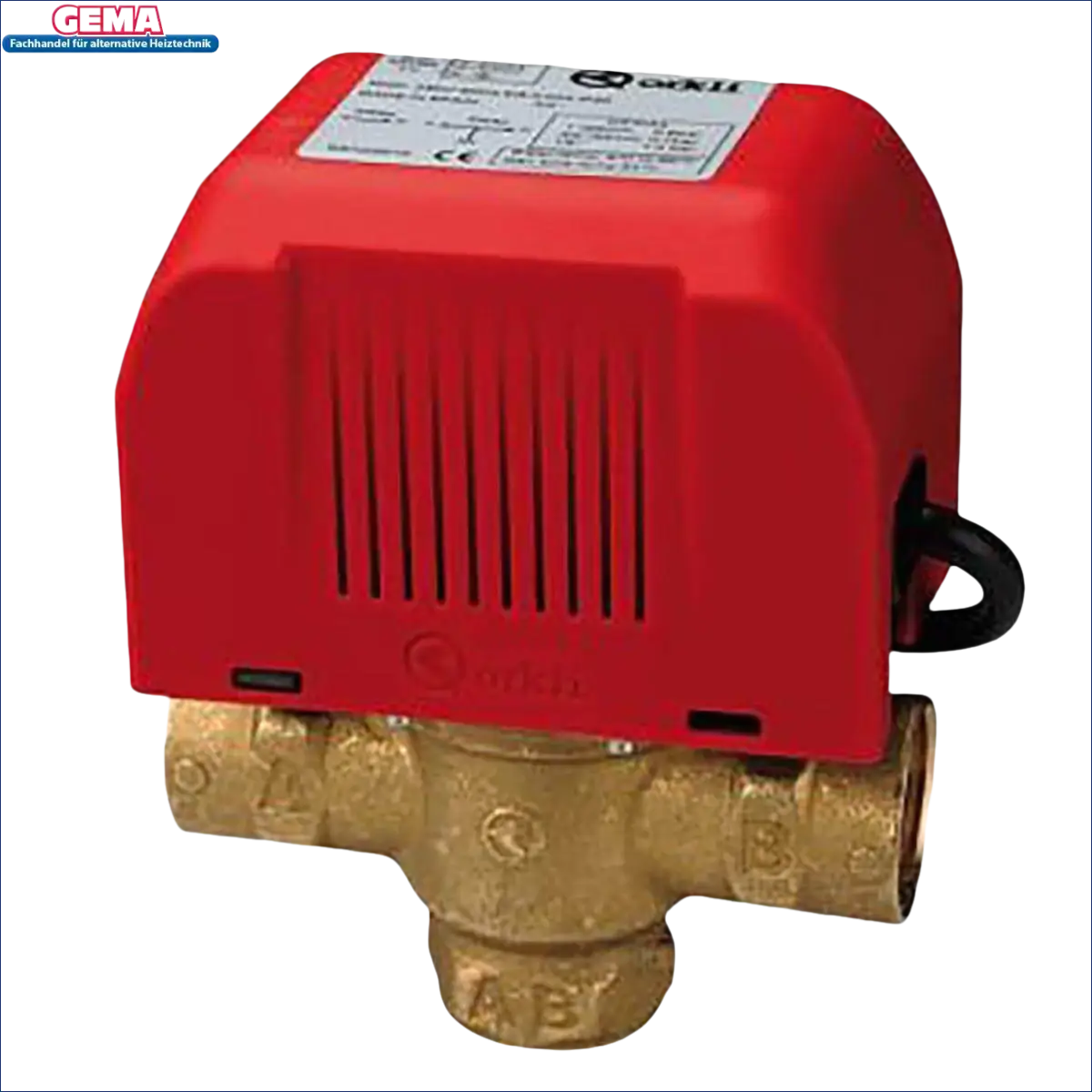 Rot brassenes 3-Wegeventil mit Endlagen-Mikro-Schalter für Boiler und Ventilgehäuse Messing
