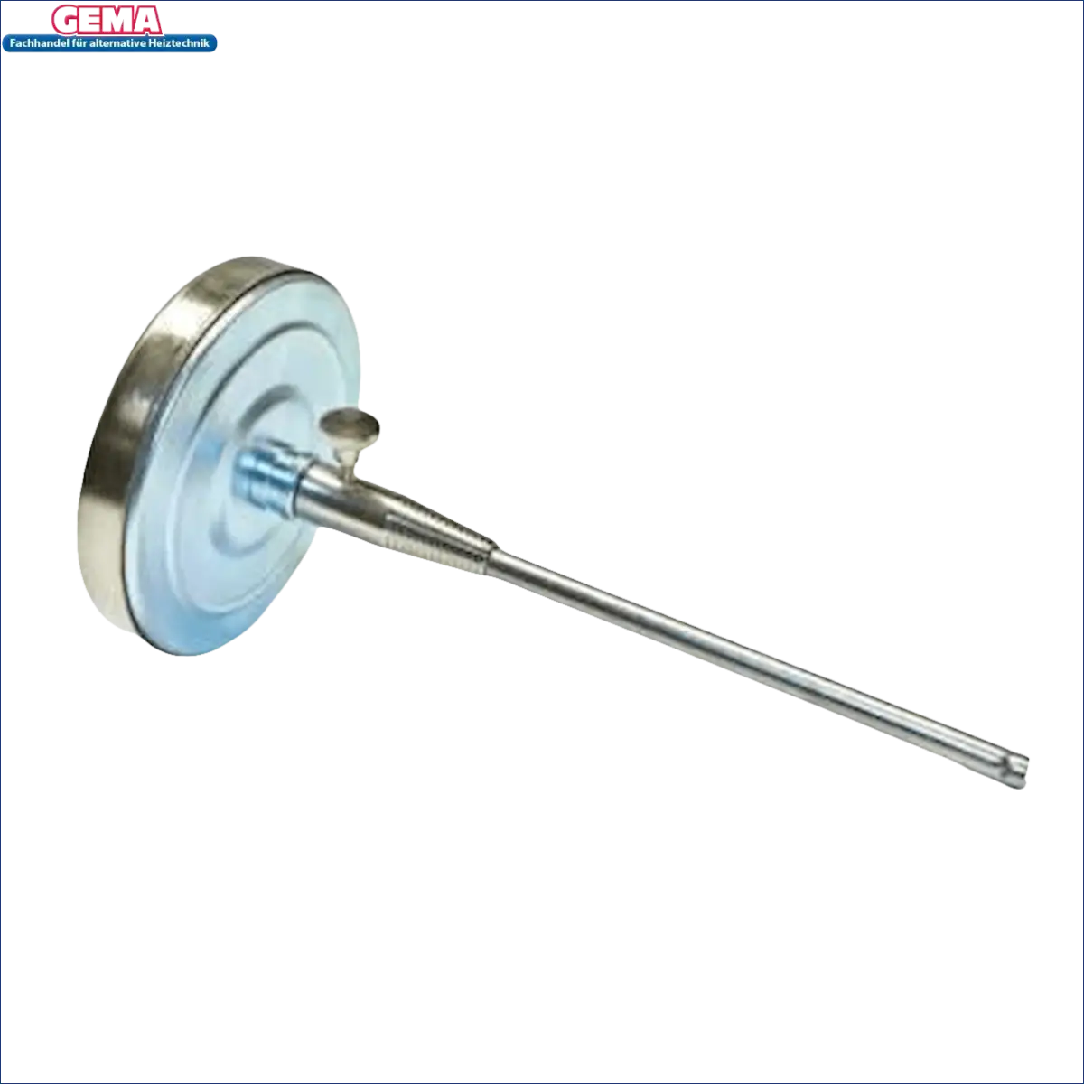 Rauchgasthermometer von Afriso für Boilers mit rundem Zifferblatt