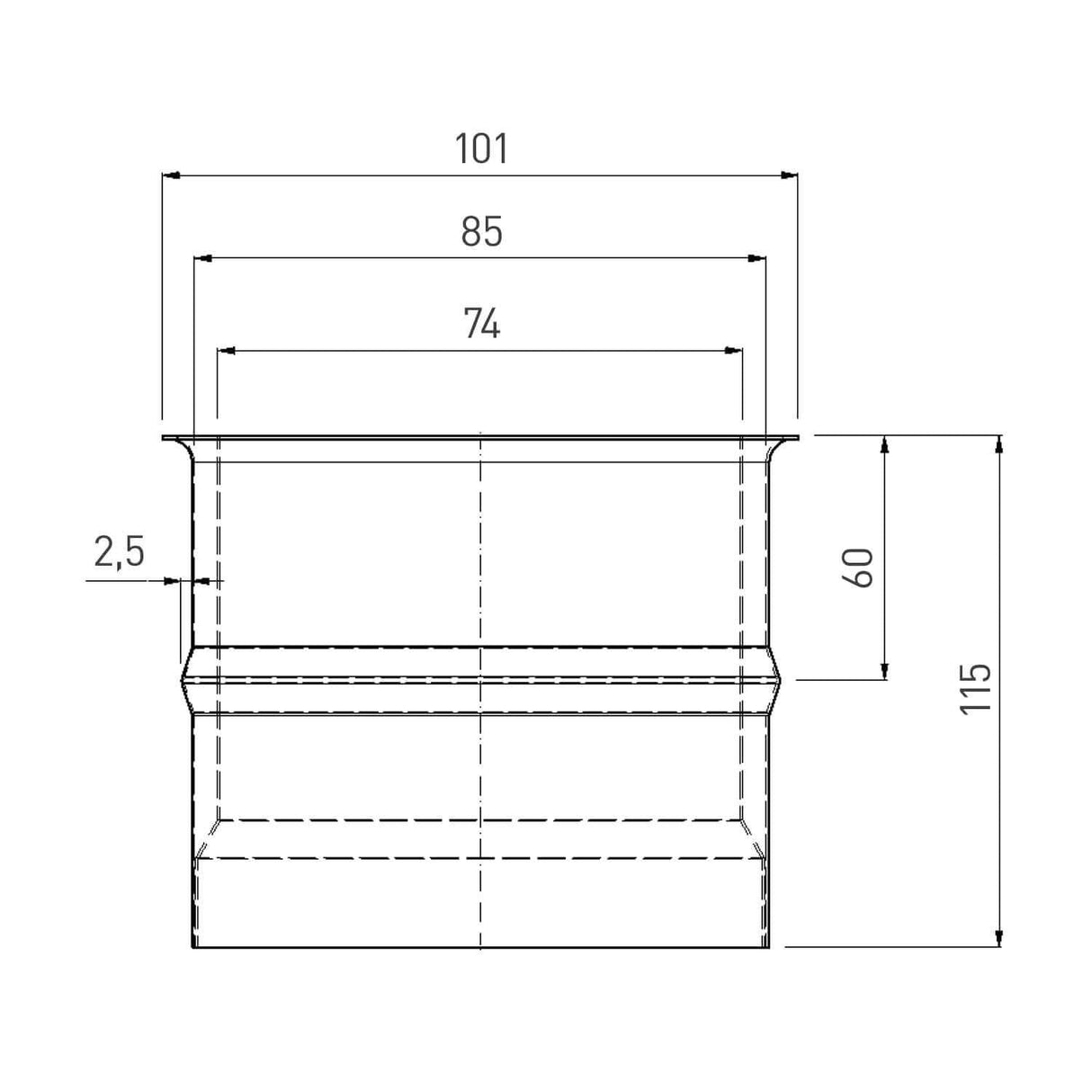 Rauchrohr für Pelletöfen - GEMA Shop
