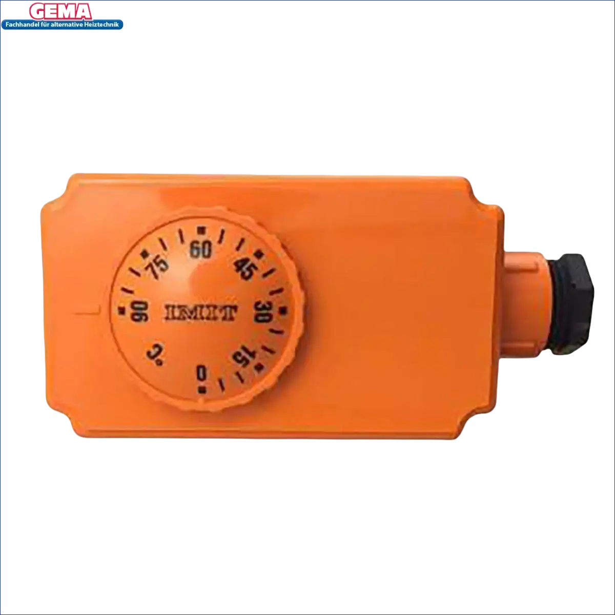Orange Regelthermostat inkl mit Dail für automatische Temperaturregelung 0°C-90°C