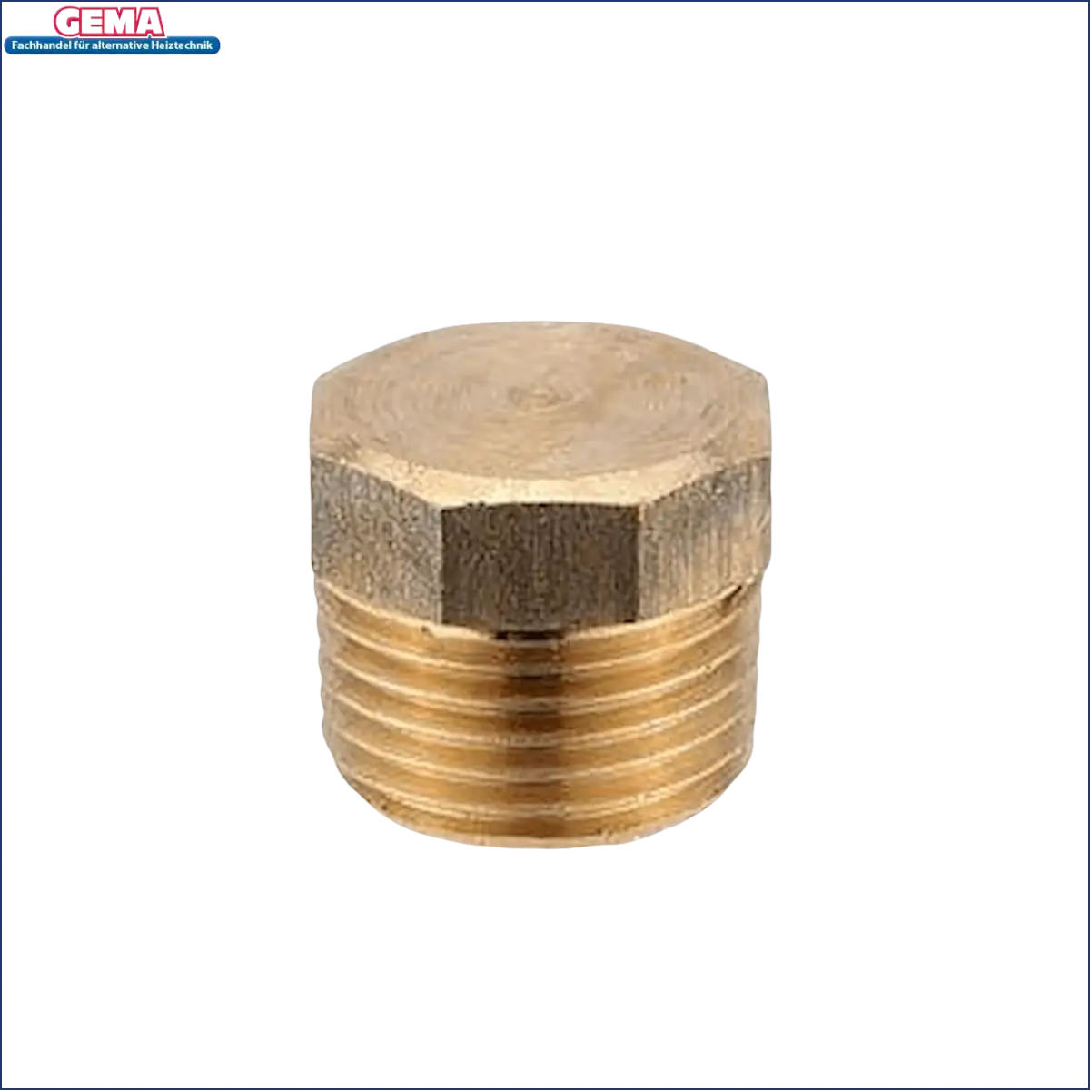 Brass threaded pipe plug for secure sealing in plumbing applications erschien in Rotgussstopfen
