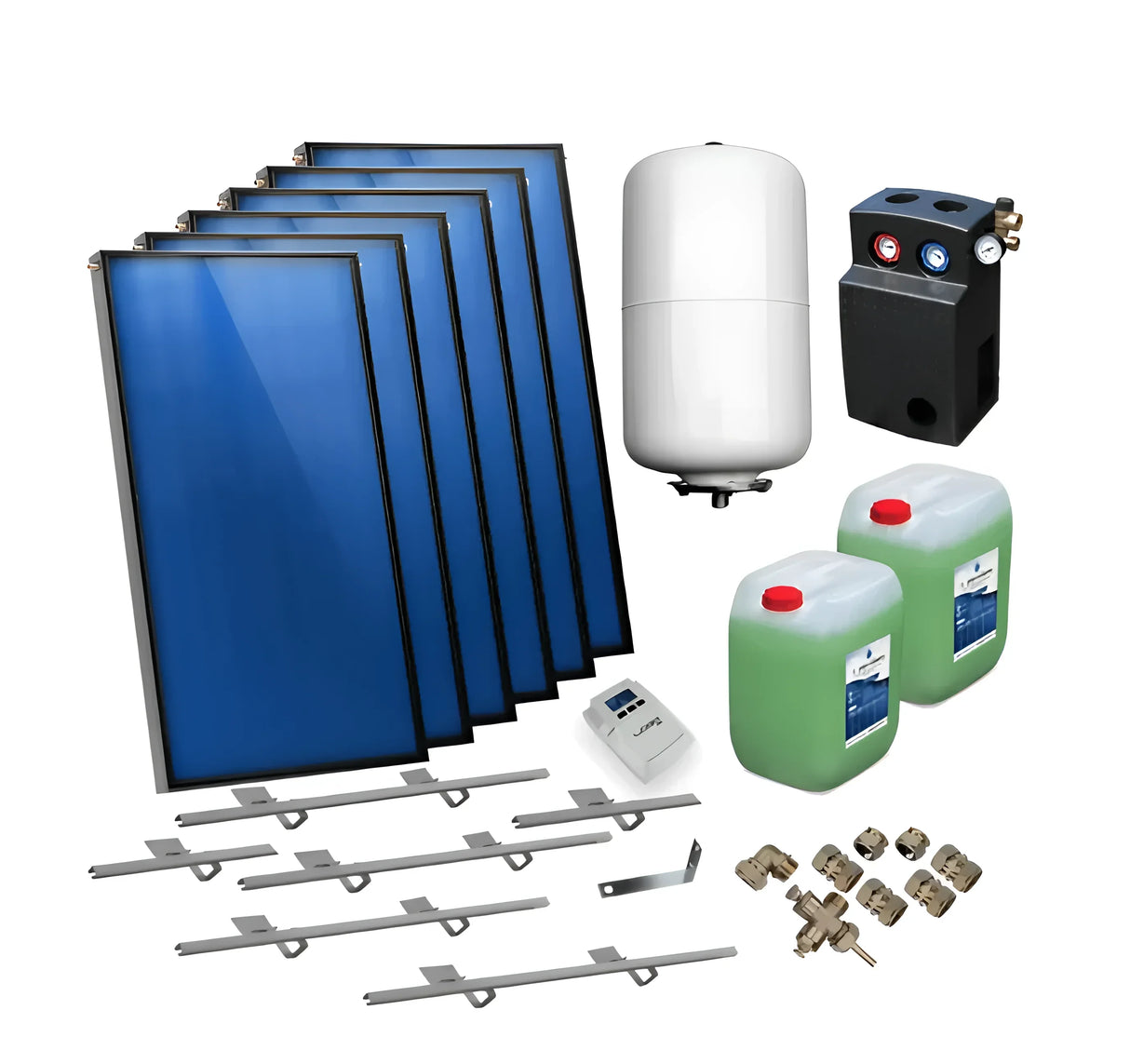 Komplettpaket Attack SLX 20 kW mit Hygienespeicher und Solarregler.