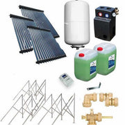 Solarpakets cauruļu kolektors HP30 plakanajam jumtam 14,67 m² - GEMA veikals