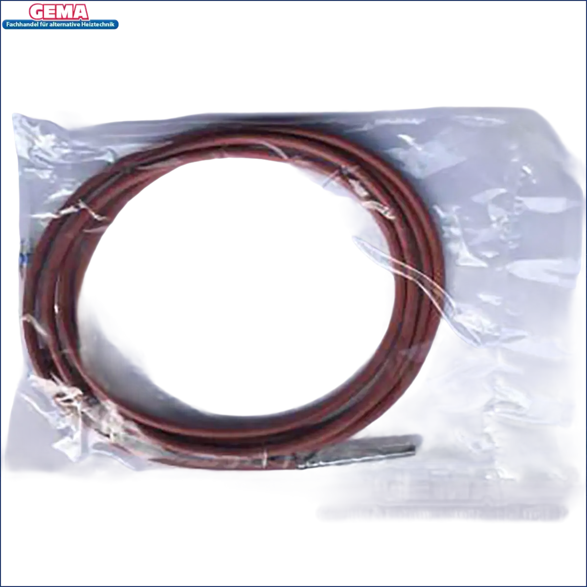 Gespiraler brauner Kabel in Plastiktüte für Thermo Flux Pelling Temperatur-Sensor