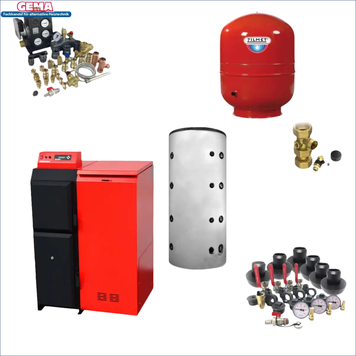Heating system components of Thermoflux Pelling 50/185 ohne WT für zuverlässige Wärmeversorgung