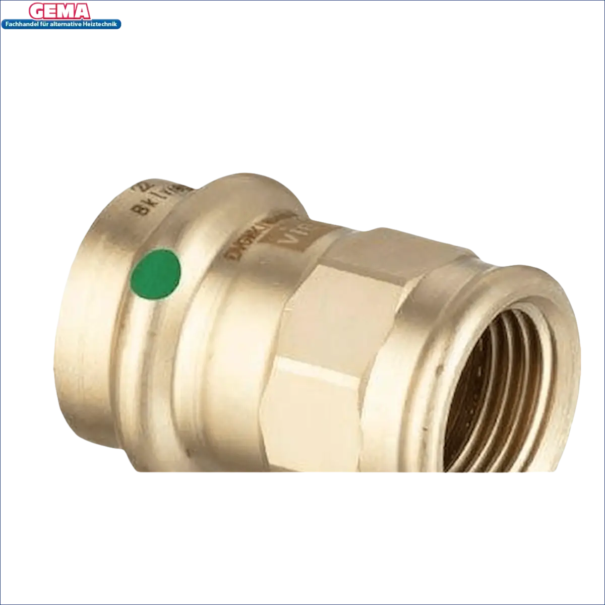 Brass plumbing fitting Übergangsmuffe zum Pressen für Boiler und Boiler-Zubehör