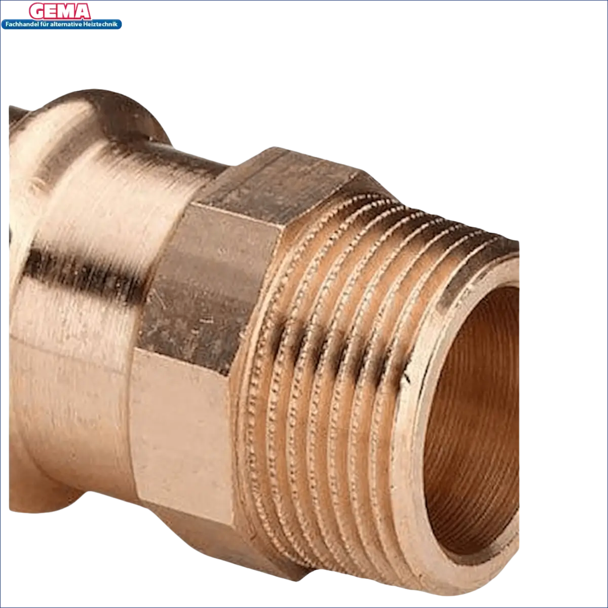 Threaded brass pipe fitting für boilers und boiler-zubehör, profi-pressfitting Übergangsnippel